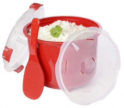 Microwave Cookware Steamer Food Container, 1.35L, Silicone BPA