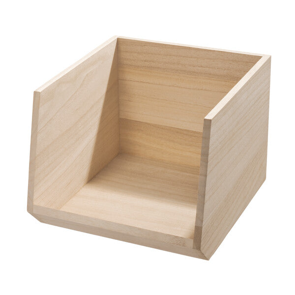 Open wooden box new arrivals