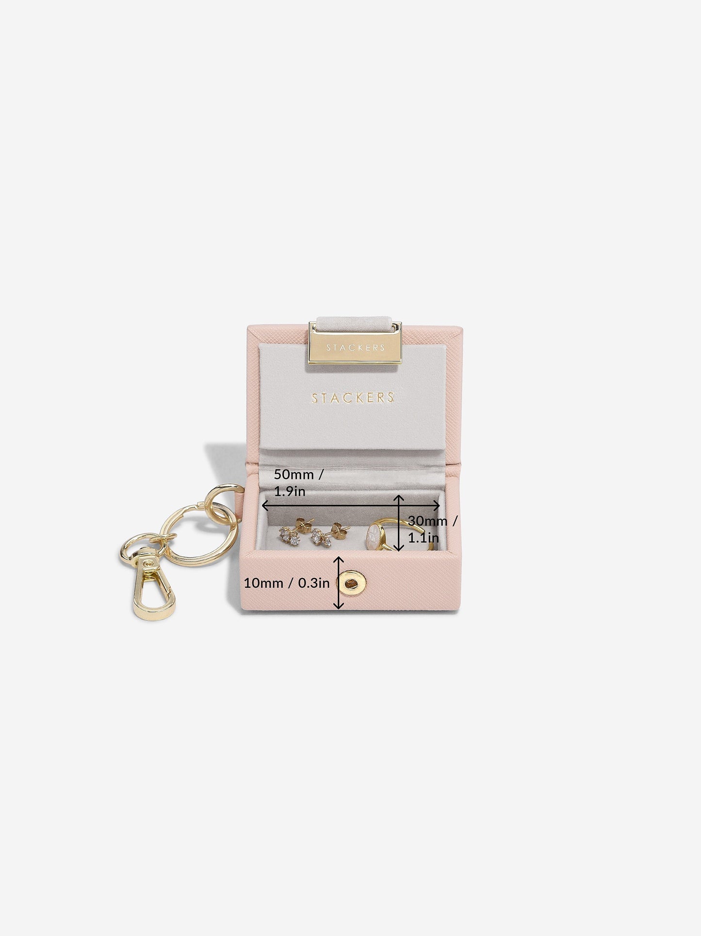 Nano Jewellery Box Keyring Bauble-Blush