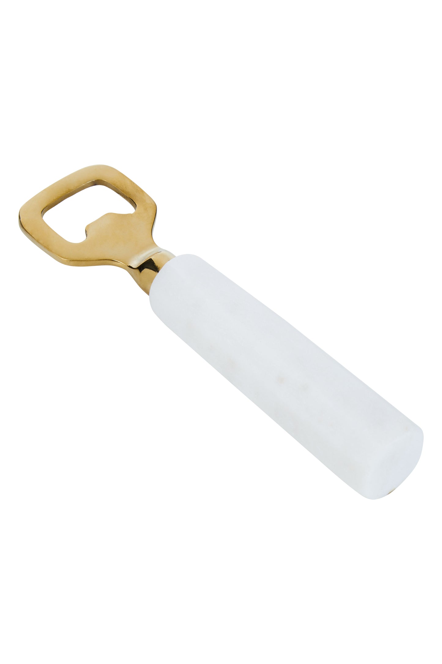 Omari White Marble Bottle Opener