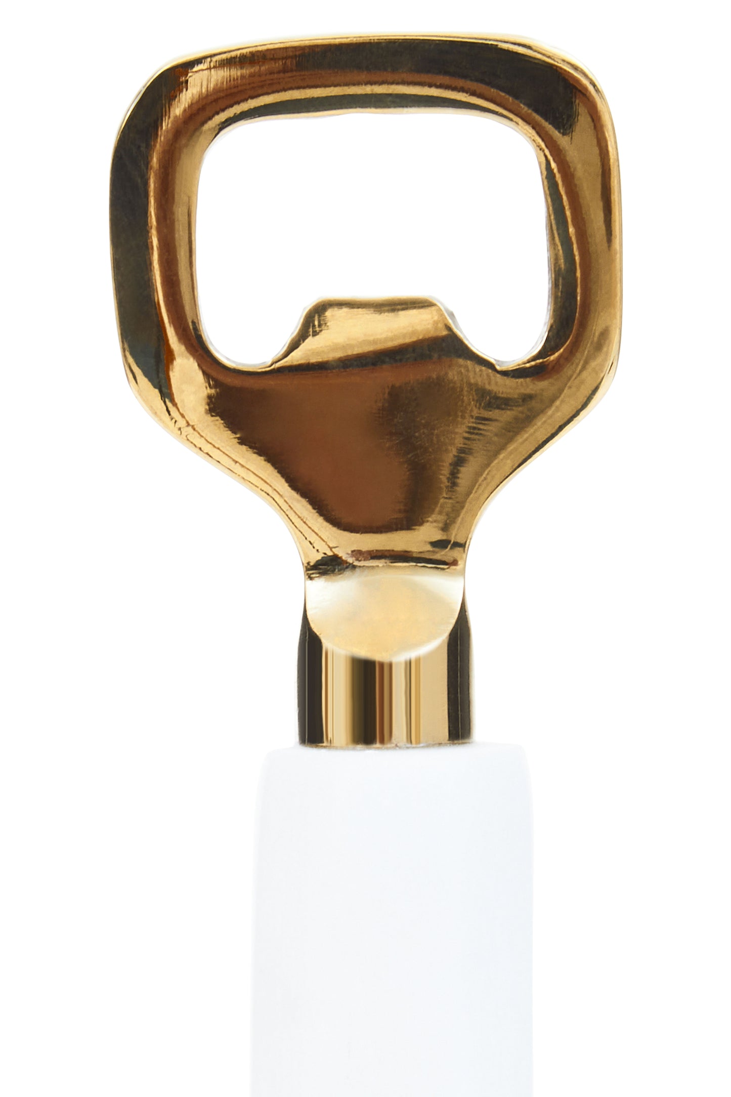 Omari White Marble Bottle Opener