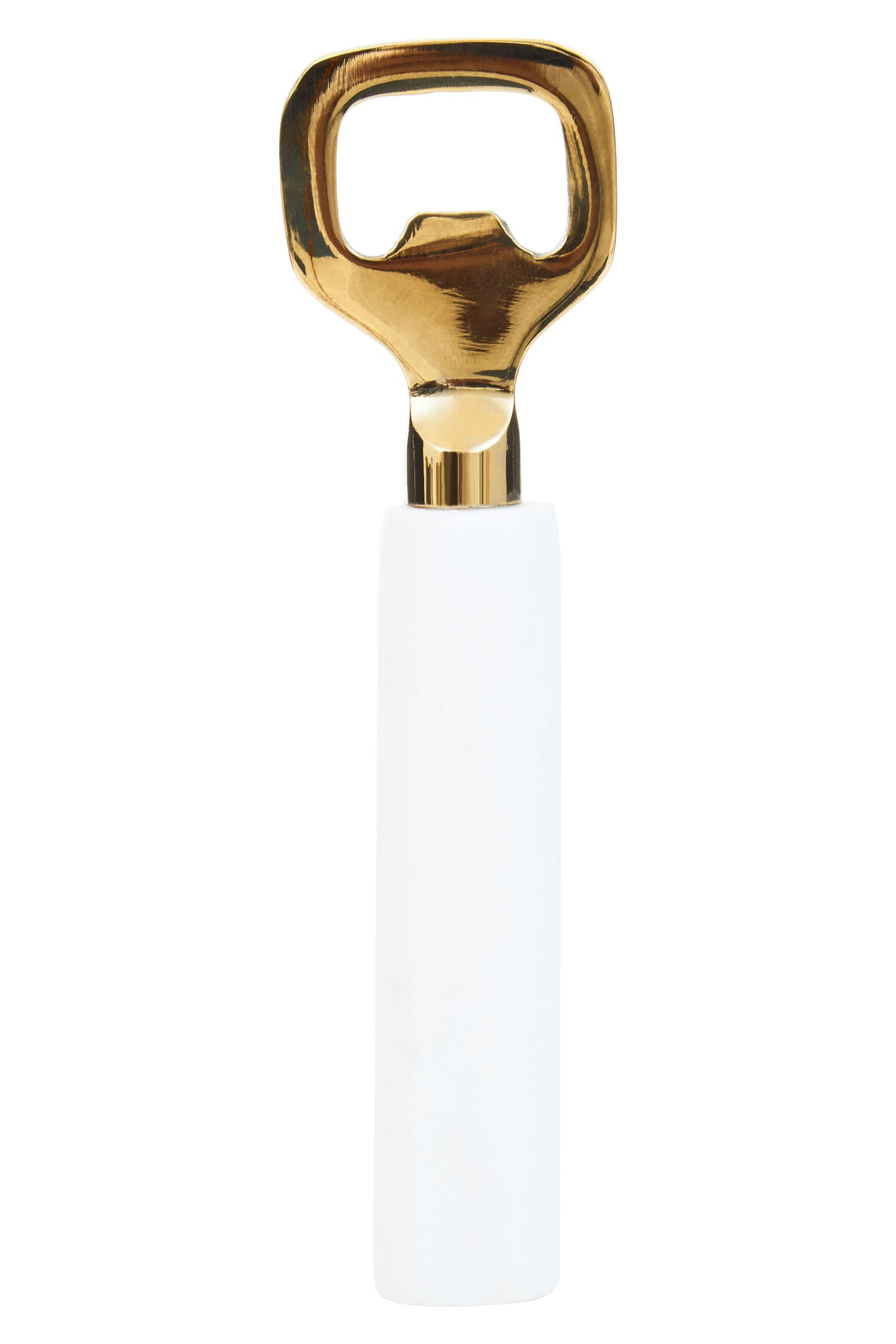 Omari White Marble Bottle Opener