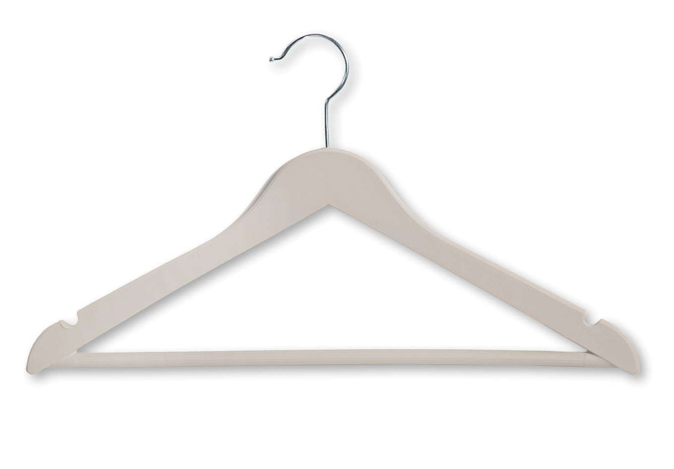 Plastic Hanger - Set of 3 - Beige