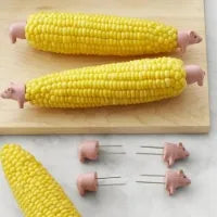 Corn Skewers, Pig Top & Tail