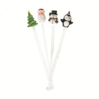 Christmas Stirrers - Set of 4