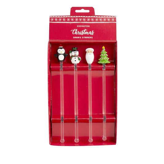 Christmas Stirrers - Set of 4