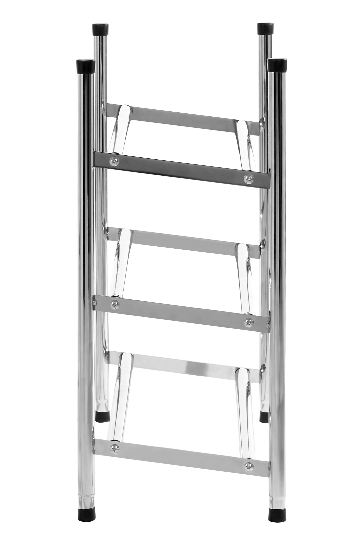 Chrome 3  Tier Extendable Shoe Rack