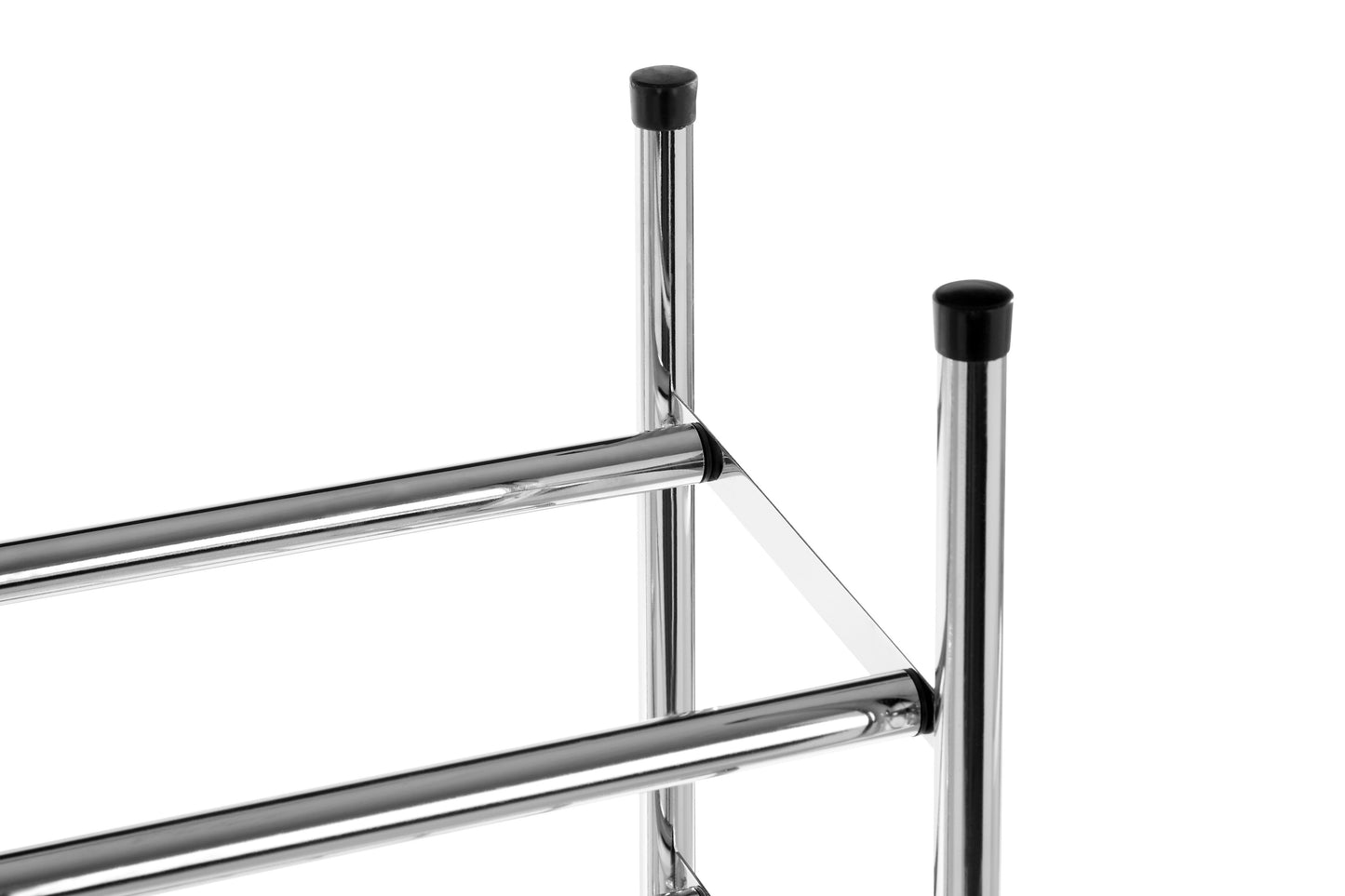 Chrome 3  Tier Extendable Shoe Rack