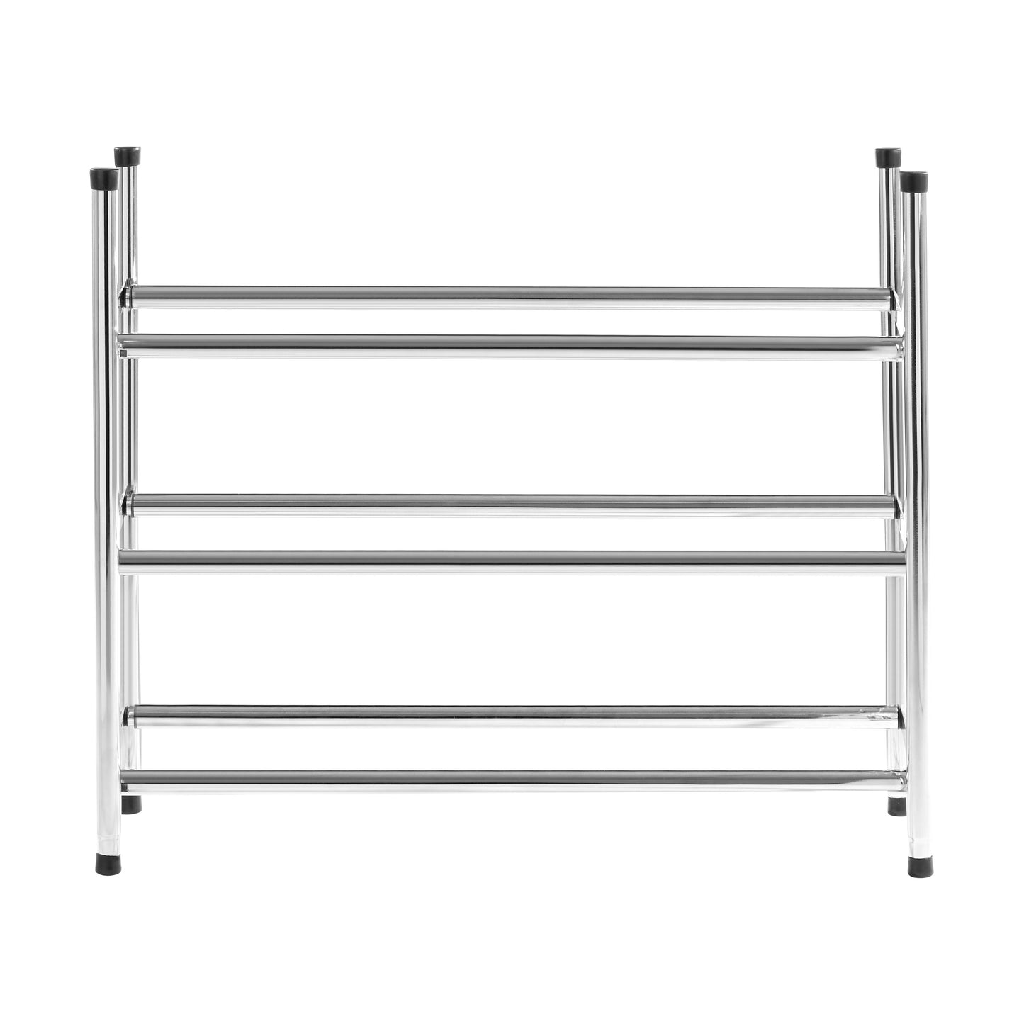 Chrome 3  Tier Extendable Shoe Rack