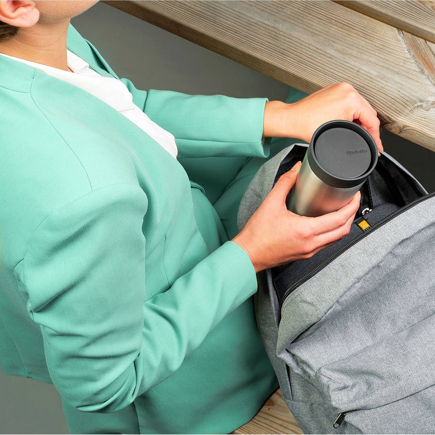 Make & Take Insulated Cup, 0.36L - Dark Grey