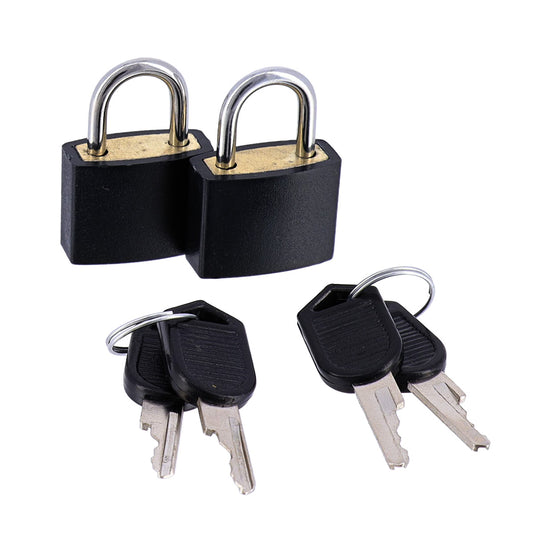 Set Of 2 Locks With Key - Black