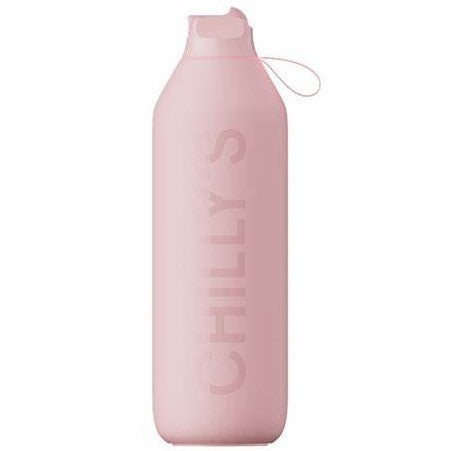 Chilly's Series 2 Insulated Flip Sports Bottle 1L - Pink