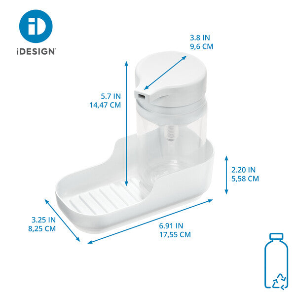 Soap Pump & Tray-Recycled Plastic