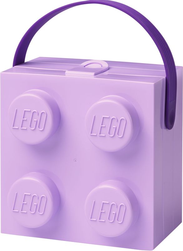 Lego Box With Handle - Lavender