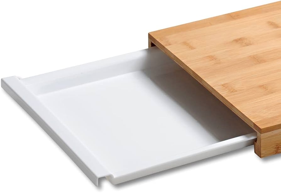 Cutting Board Bamboo & Extend Tray