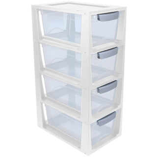 Stackable Omega Drawer Unit 6L -White