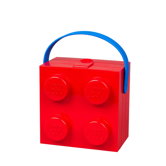 Lego Box With Handle - Red