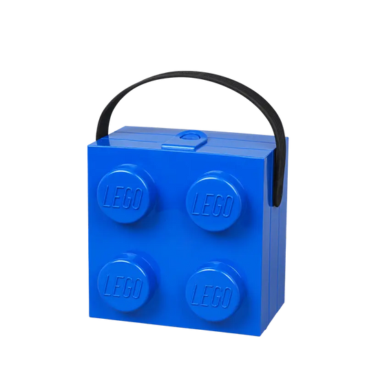 Lego Box With Handle - Blue