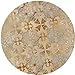 Creative Tops Gold Impressions Pack Of 4 Premium Round Placemats - Gold/Grey