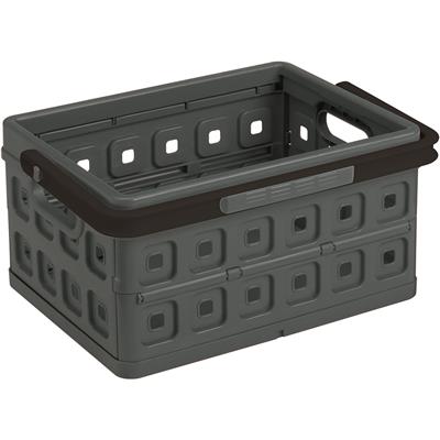 Square Folding Box With Handle 24L - Anthracite