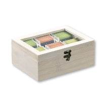 Tea Box - White Bamboo