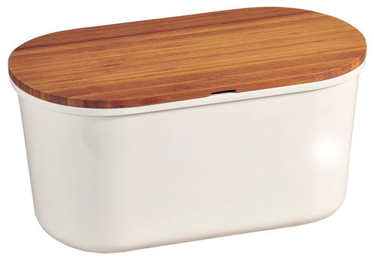 Melamin Bread Bin - White