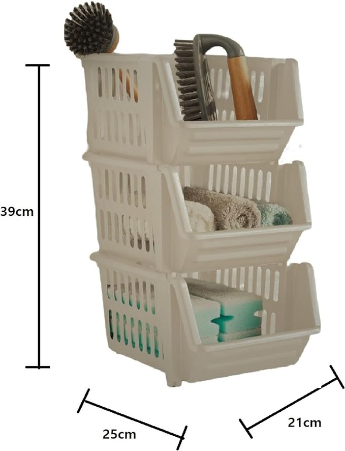 Stacking Basket Set of 3