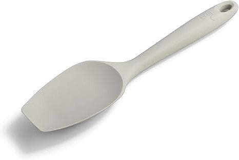 Silicone Non-Stick Flat Ended, Flexible Spatula Spoon (20cm)