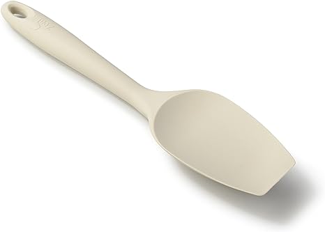 Silicone Non-Stick Flat Ended, Flexible Spatula Spoon (20cm)