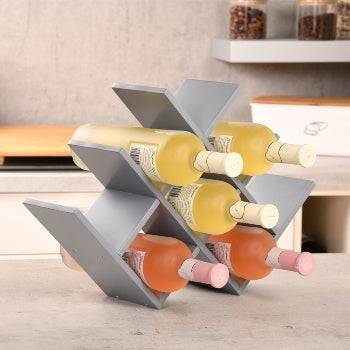 Wine Rack - Fireboard - Grey