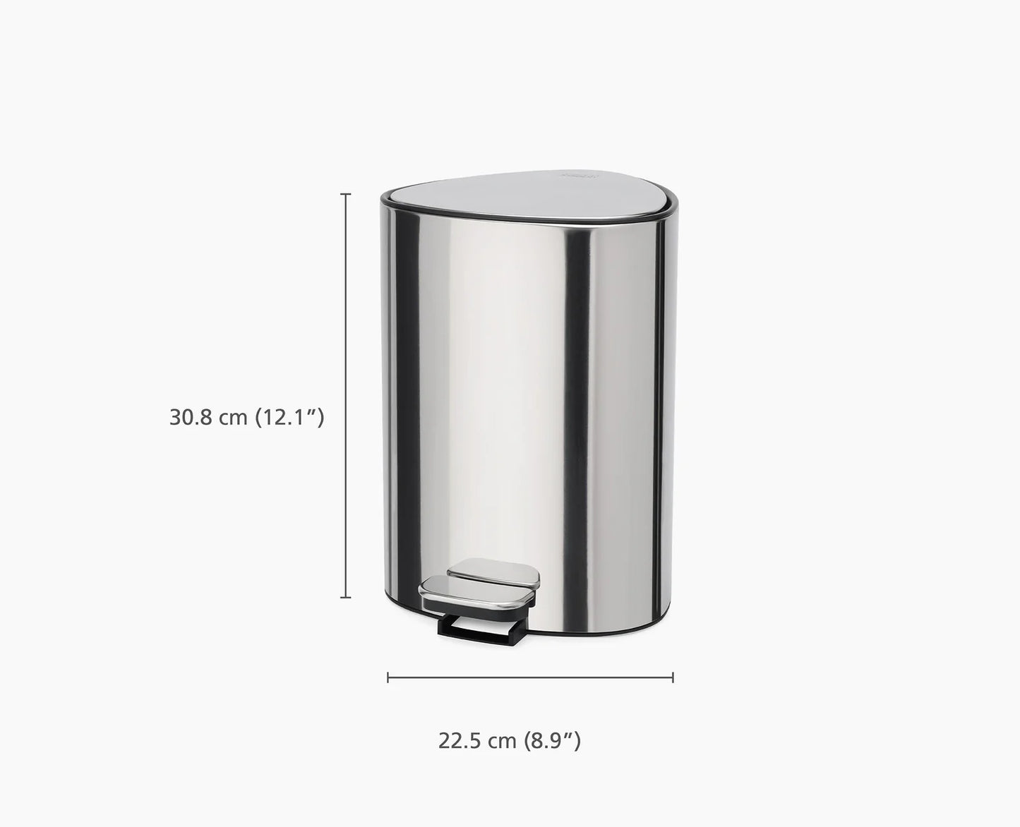 Luxe 5L Stainless-Steel Pedal Bin