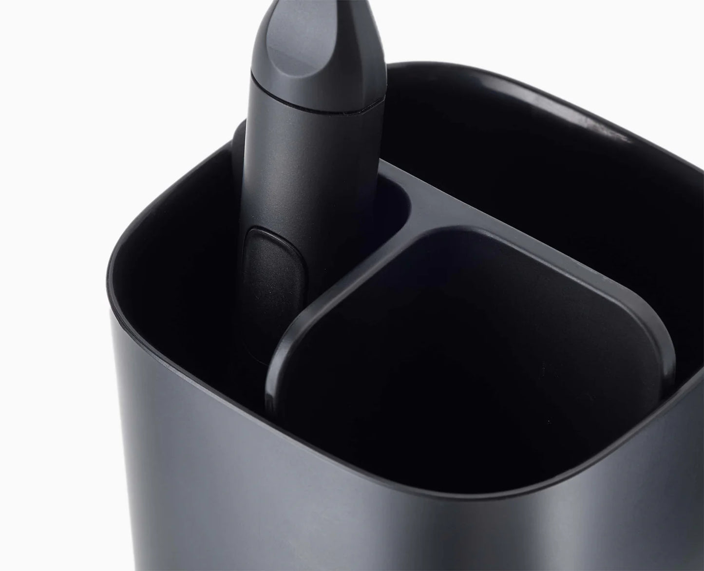 EasyStore™ Matt Black Toothbrush Holder