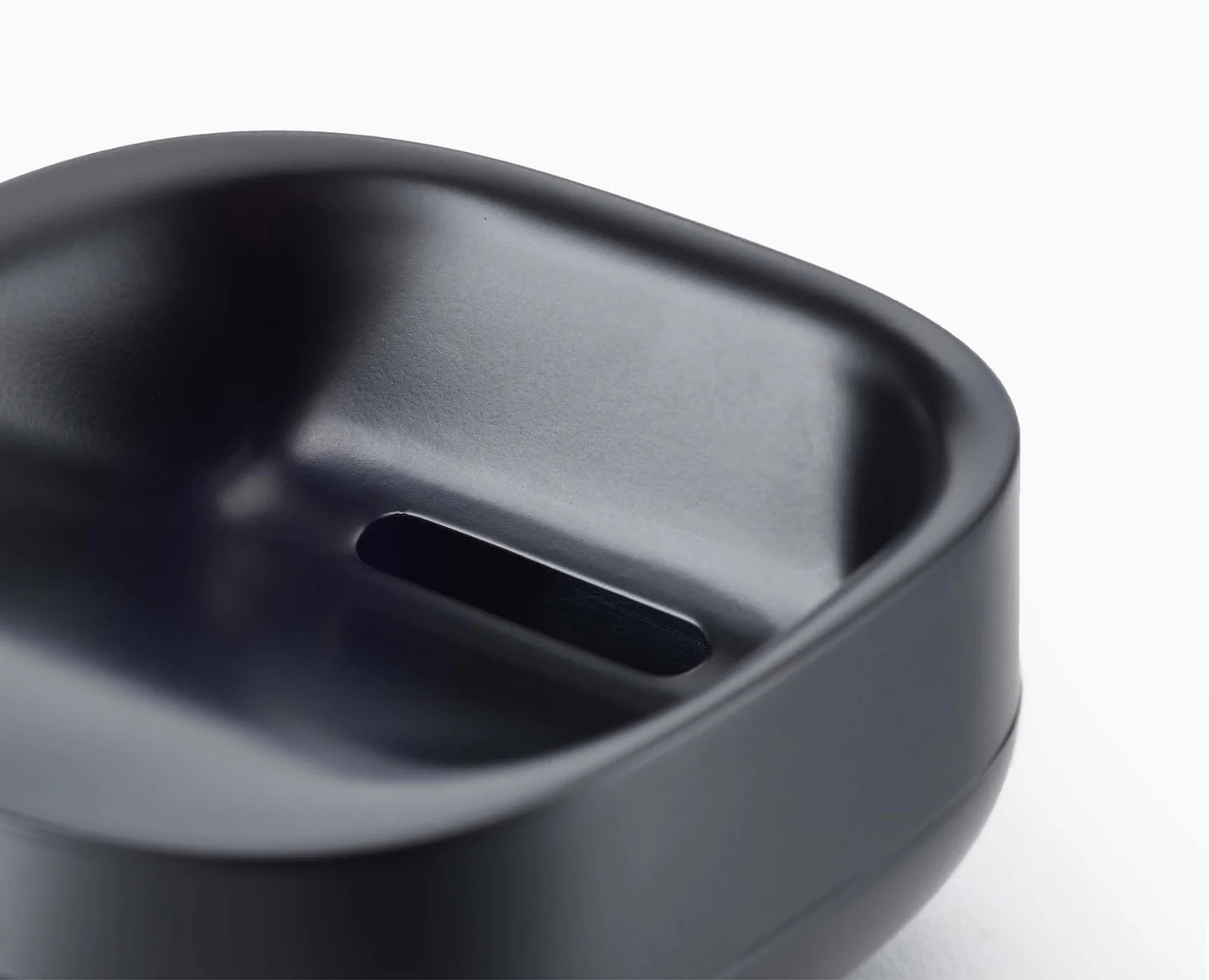 Slim™ Compact Matt Black Soap Dish