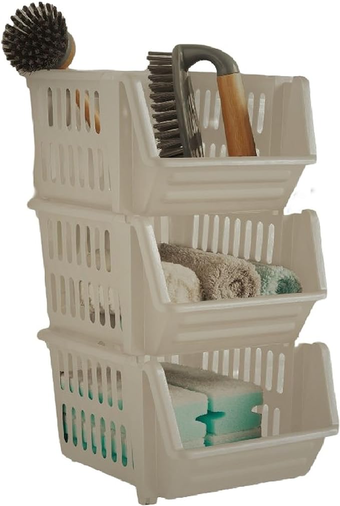 Stacking Basket Set of 3