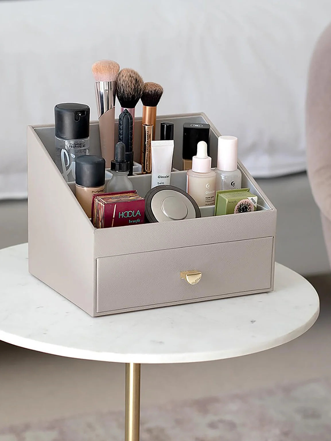 Makeup Organiser- Taupe