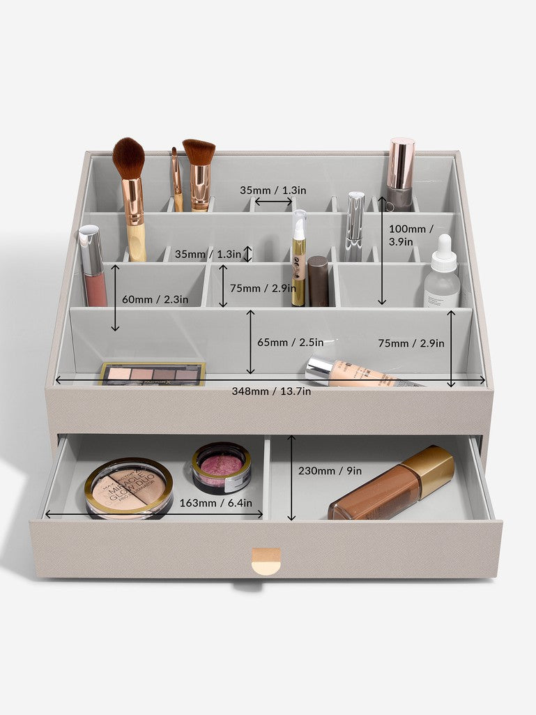 Supersize Makeup Organiser- Taupe