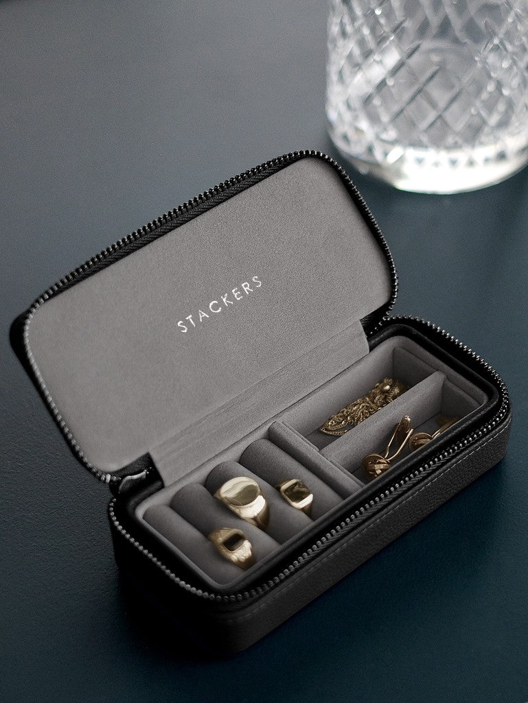 Zipped Travel Jewellery Box - Men's