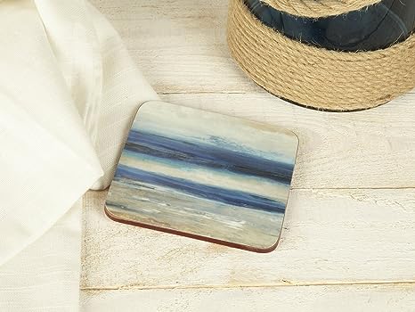 Creative Tops Blue Abstract Pack Of 6 Premium Coasters