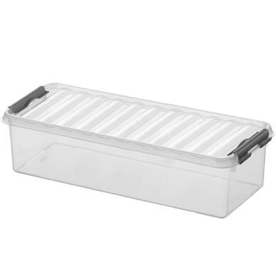 Q- Line Storage Box 3.5L- Transparent Metallic