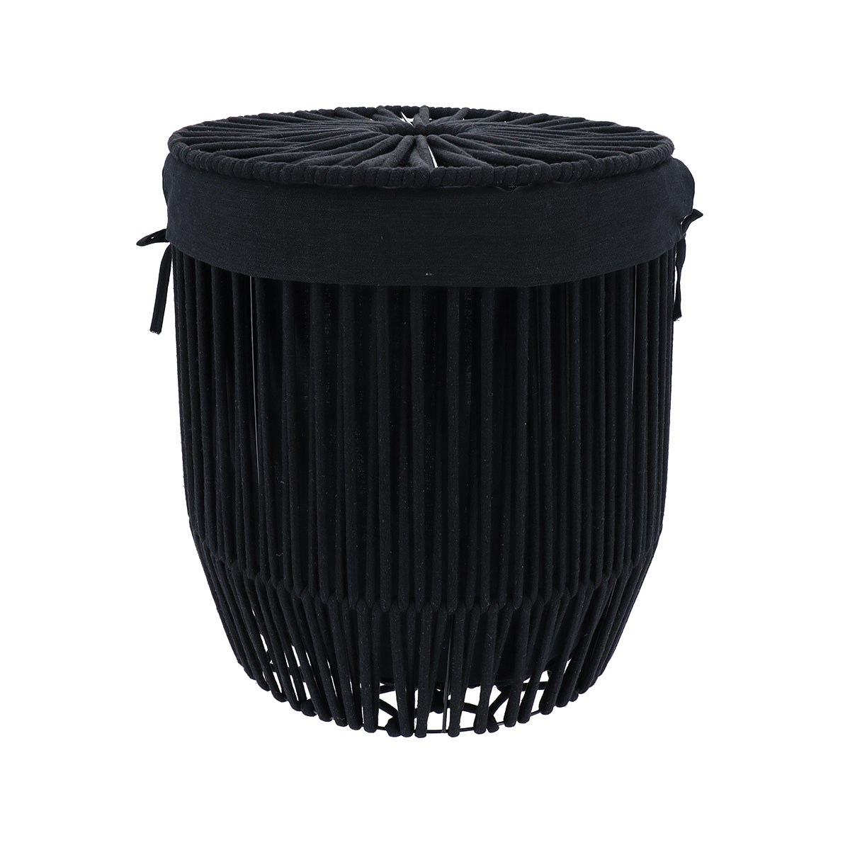 Storage  Basket - Cotton/Rope Effect - Black - Various Sizes