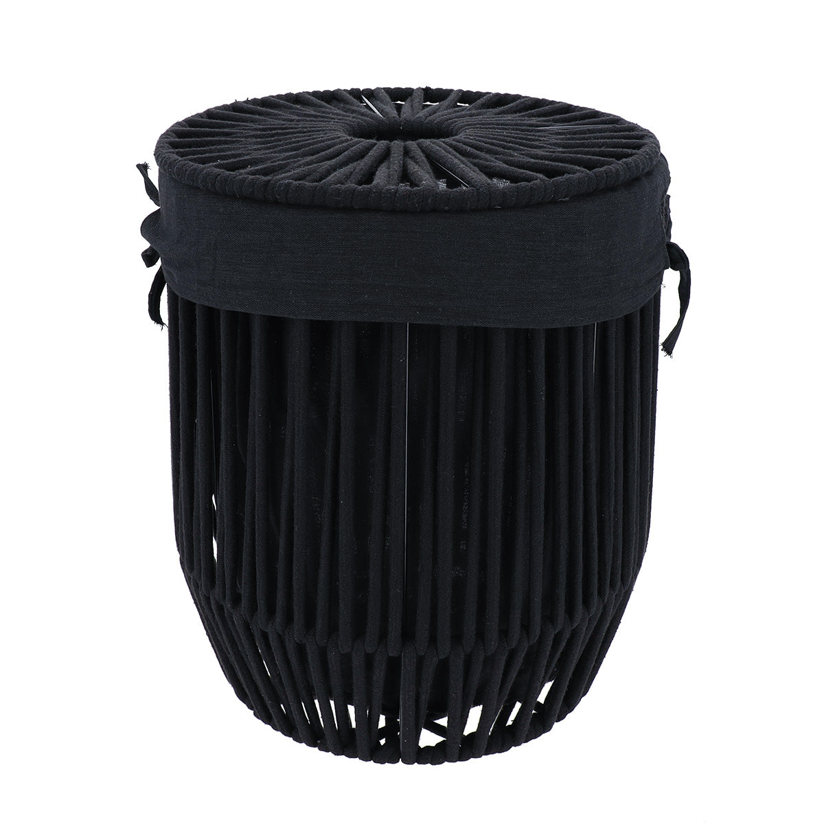 Storage  Basket - Cotton/Rope Effect - Black - Various Sizes