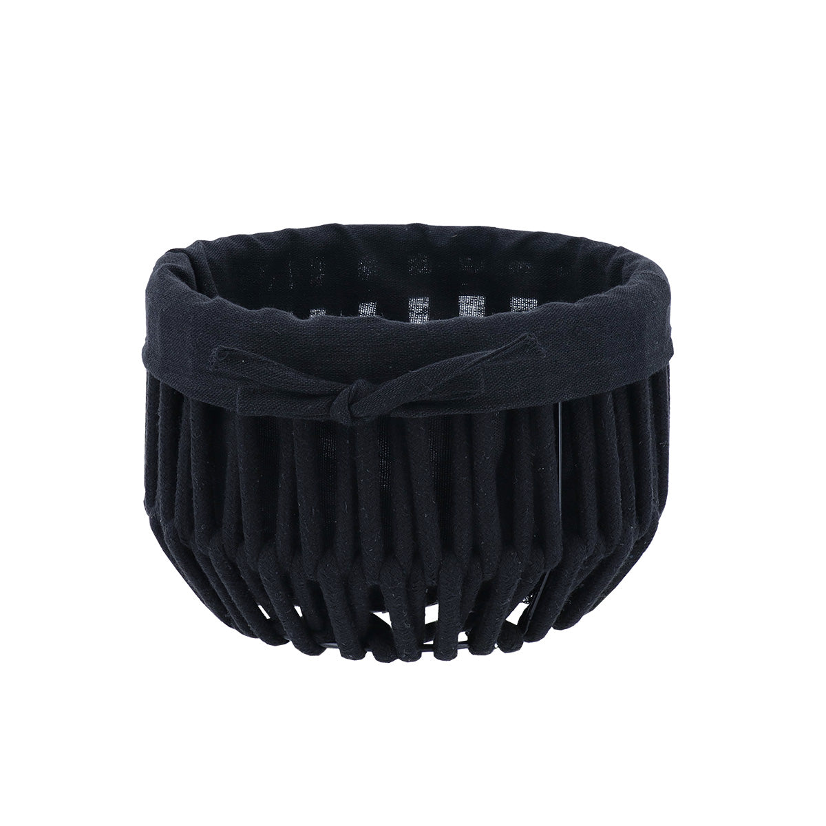 Storage  Basket - Cotton/Rope Effect - Black - Various Sizes