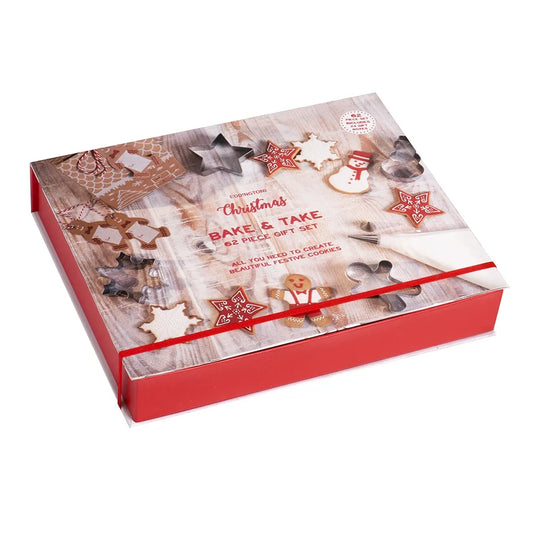 Christmas Bake & Take 62 Pc Gift Box Set