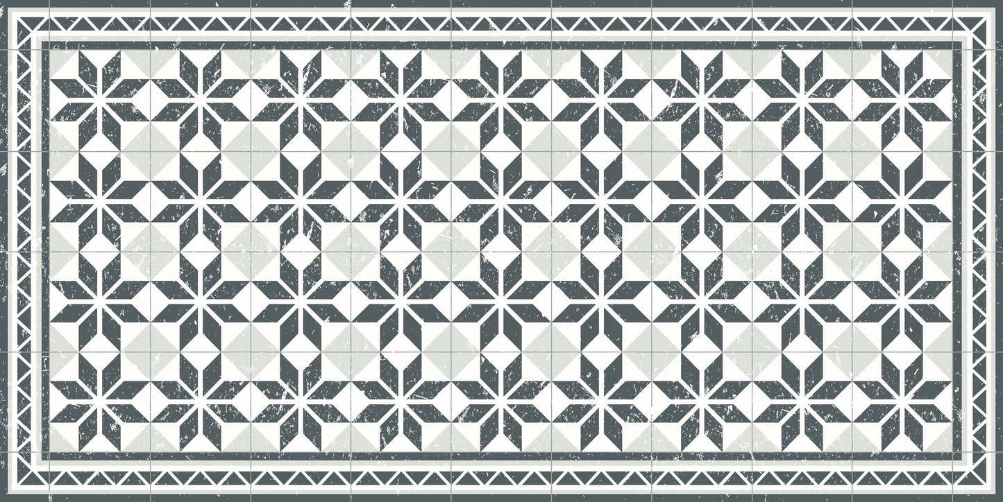 Floor Mat - Tile Dark Grey - Various Sizes