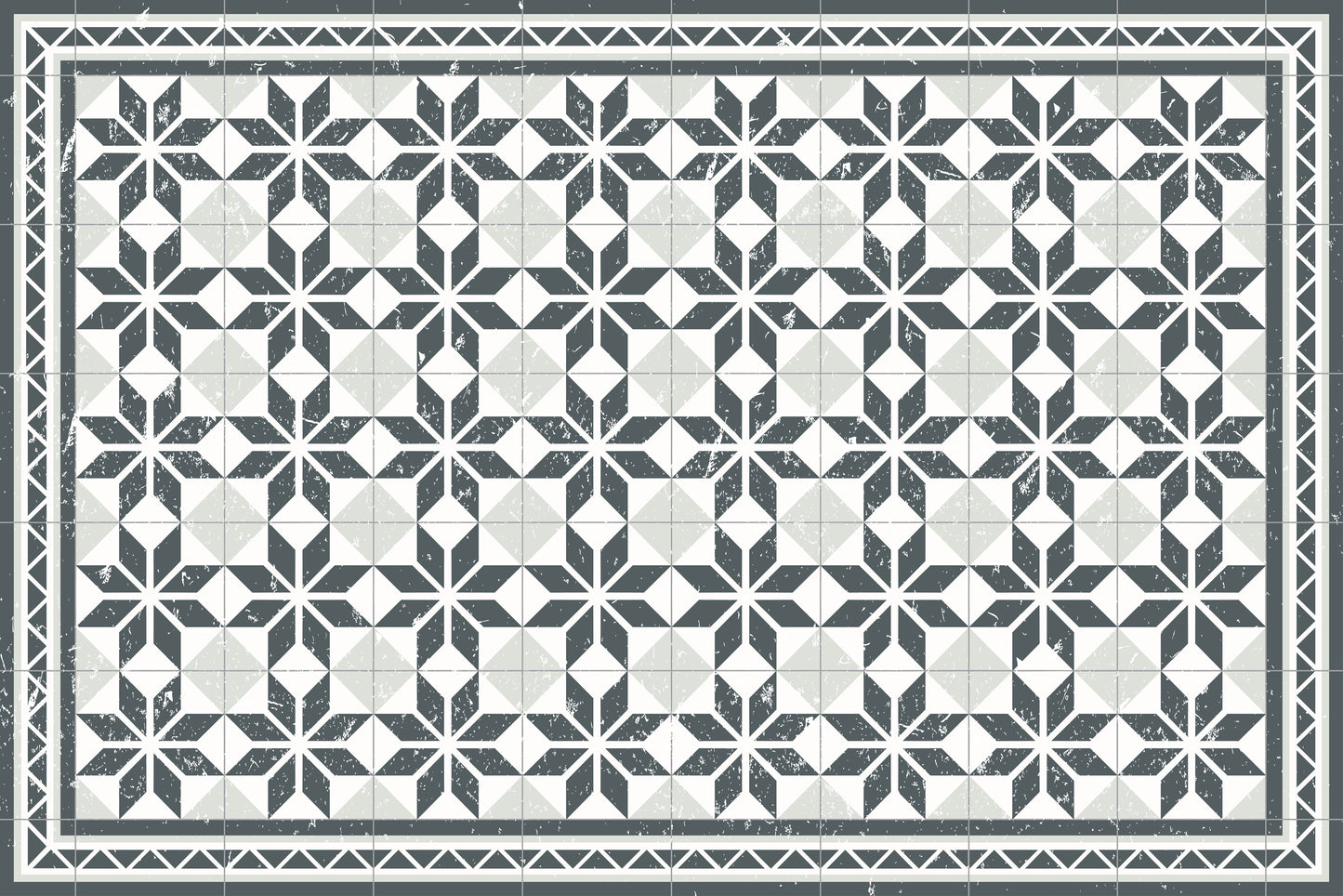 Floor Mat - Tile Dark Grey - Various Sizes