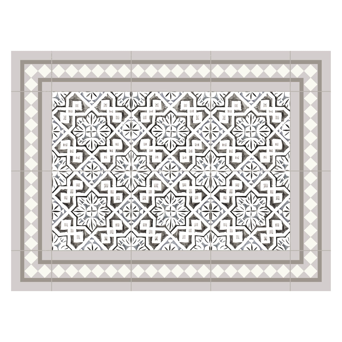 Place Mat 40cm x 30cm - Tiles Moroccan Beige