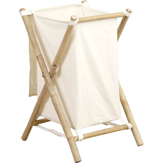 Foldable Cane Bamboo Laundry Basket