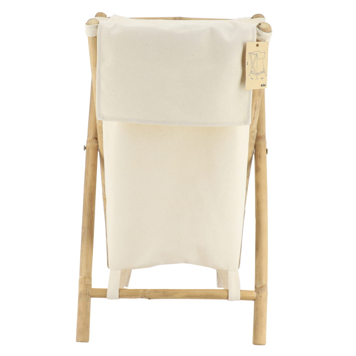 Foldable Cane Bamboo Laundry Basket