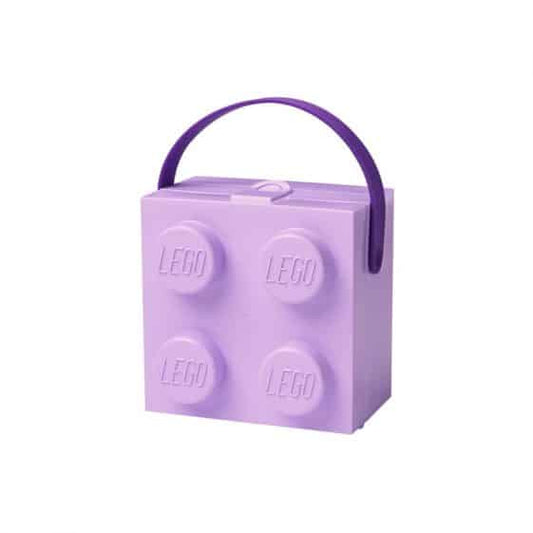 Lego Box With Handle - Lavender