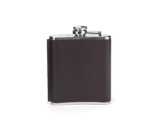 Leather Hip Flask 7OZ